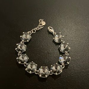 J Crew Crème Brûlée rhinestone bracelet